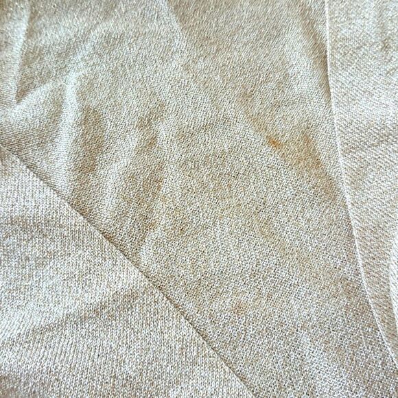 Lafayette 148 gold tone V neck knotted top size M - Picture 12 of 13